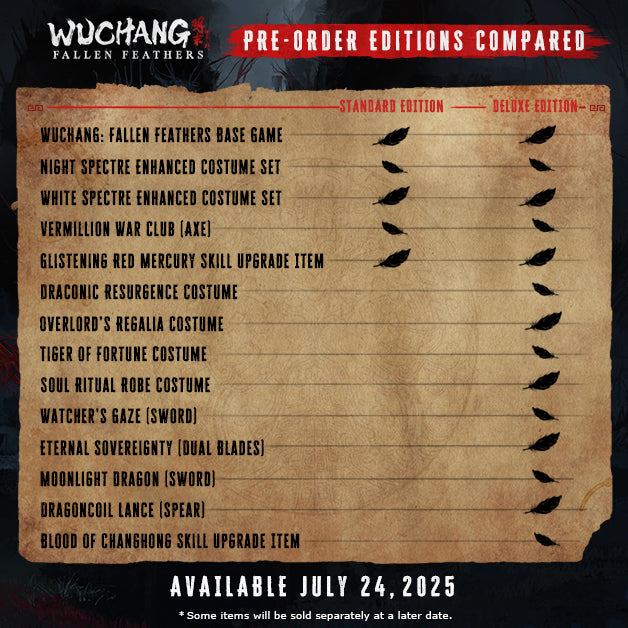 Wuchang: Fallen Feathers Deluxe Edition